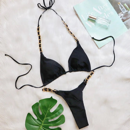 Sexy pinker Bikini-Set für Damen – ideal für Strand und Pool