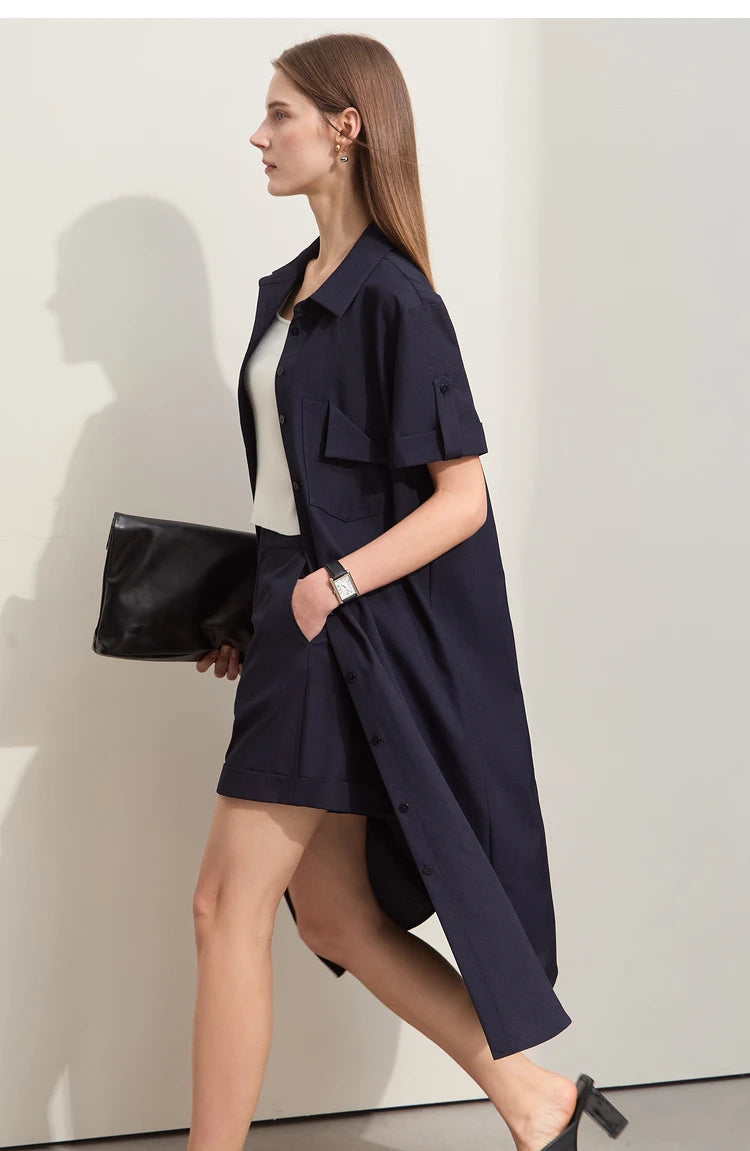 Minimalismus Modische Casual Shorts für Frauen