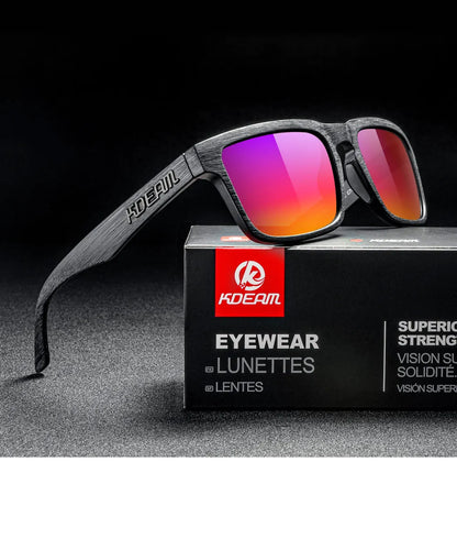 Sonnenbrille Outdoor polarisiert Farbverlauf winddicht Standardgröße Unisex