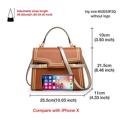 Damen Handtasche mit Crossbody Flap
