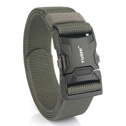 Herren-Gürtel aus Nylon für Outdoor-Einsätze mit robustem Design und Schnellverschluss