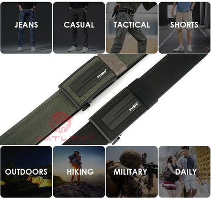 VATLY Dicker Tactical Gürtel Herren Nylon Militär Pistolen-Gürtel Arbeit