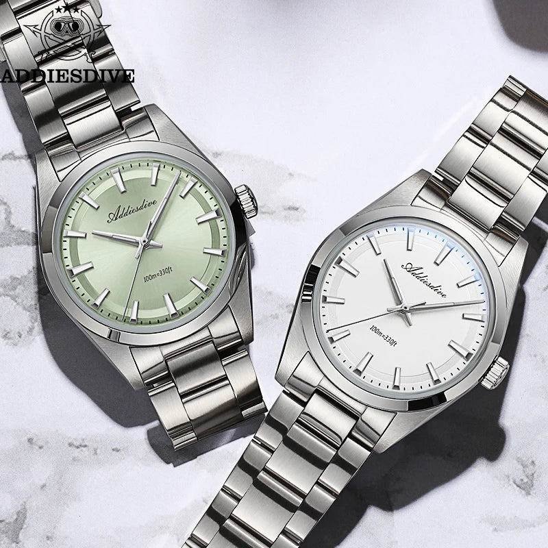 Herren-Taucheruhr aus 316L-Edelstahl mit BGW9-Leuchtmasse