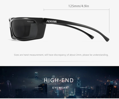 Sonnenbrille Sport UV400 polarisiert leicht Angeln Reißverschlussetui Unisex