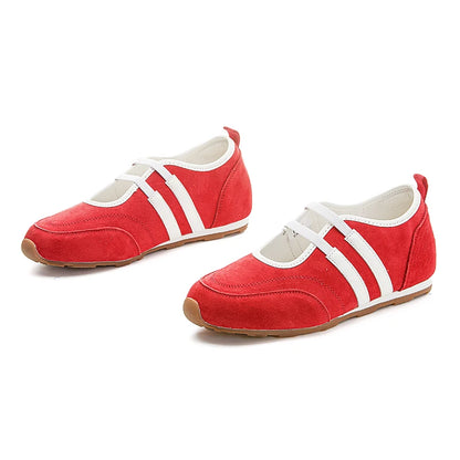 AIYUQI 2025 neue frauen flache Dexun schuhe Nicht-slip flache Mary Jane weibliche Schuhe Große größe ballett Turnschuhe für frauen