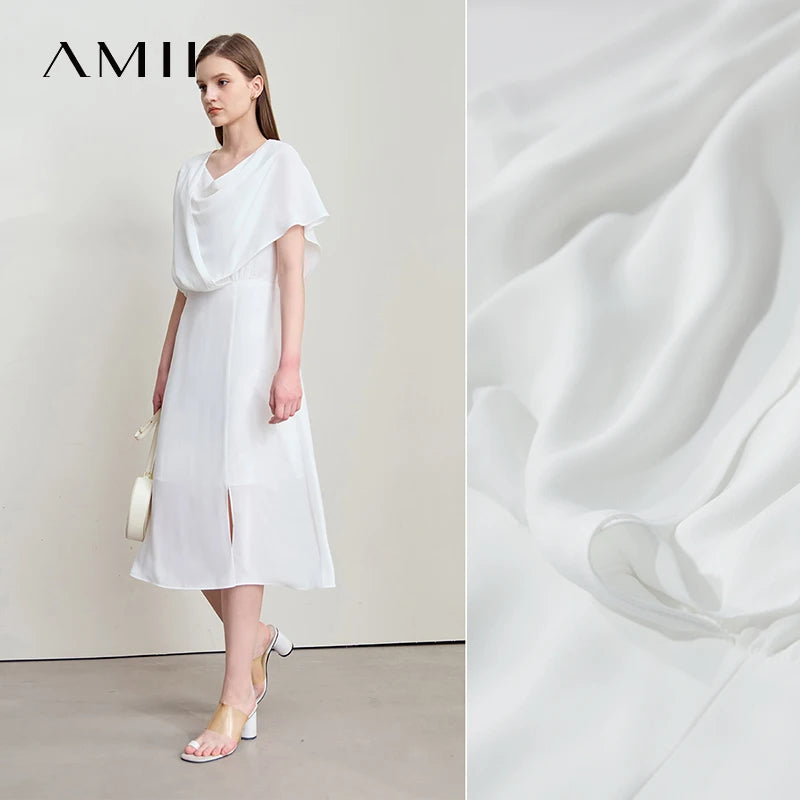 Zeitloses Bürokleid Für Damen Mit Schwingkragen Und Bequemem Sitz