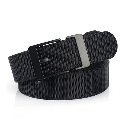Herren-Gürtel aus Nylon 3,4 cm Breite mit Automatikverschluss für Outdoor-Wandern