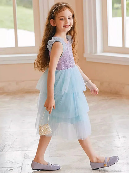 Leichtes Sommer-Kleid im chinesischen Cheongsam-Stil aus 100% Baumwolle für Mädchen – ideal für den Alltag