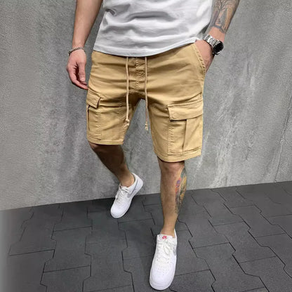 Sommerliche Herren-Shorts mit mehreren Taschen – lockerer Schnitt für Outdoor und Freizeit