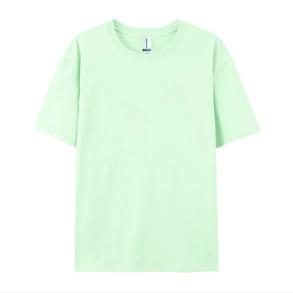Herren Baumwolle T Shirt Leichter Oversize Schnitt Casual Sommer
