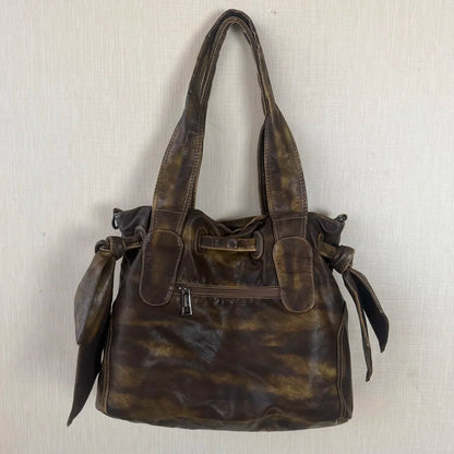 Damen-Handtasche Top-Handle Schultertasche Vintage Stil Aus Weichem PU-Leder Ideal Für Alltag