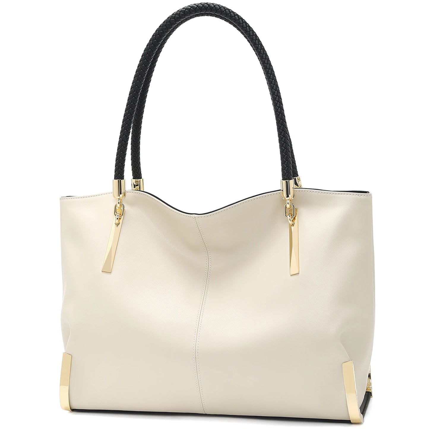 Damen Schultertasche Elegant aus Spaltleder mit Großem Fassungsvermögen