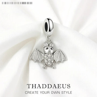Damen-Charm-Anhänger Fledermaus süß aus Sterlingsilber