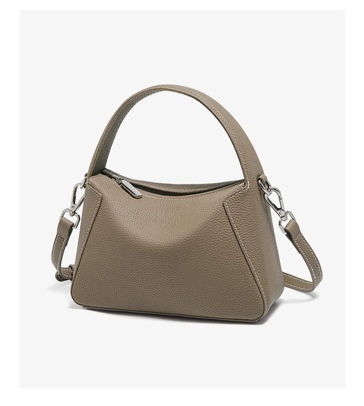 Damen Handtasche Aus Rindsleder Schulter Crossbody Minimalist Style
