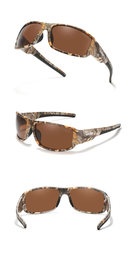 Sonnenbrille Sport polarisiert Cat.3 Druckmuster Rahmen Herren