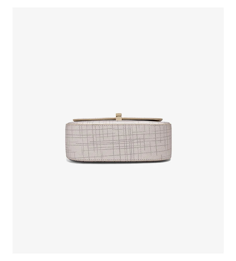 Damen Schultertasche aus Split-Leder mit Luxus-Design
