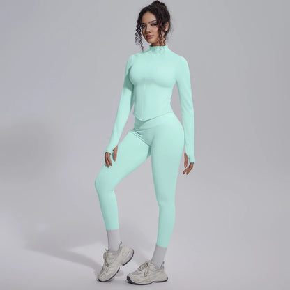 Hamidou Nahtloses Yoga Set Damen Schnelltrocknend
