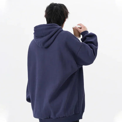 Herren Hoodie mit Letter Print im Hip Hop Stil für den Herbst