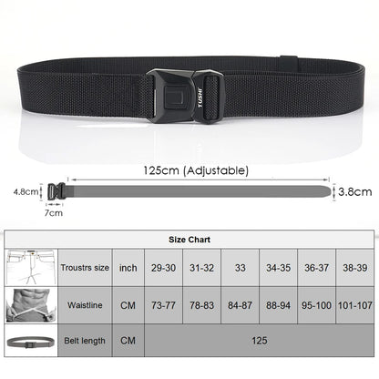 VATLY Hunting Tactical Gürtel Herren Nylon Schnellverschluss MOLLE Breit