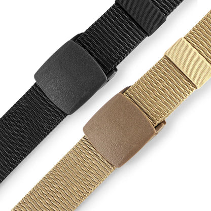 Herren Tactical Nylon-Gürtel 3,8 cm Canvas Military Outdoor 125 cm