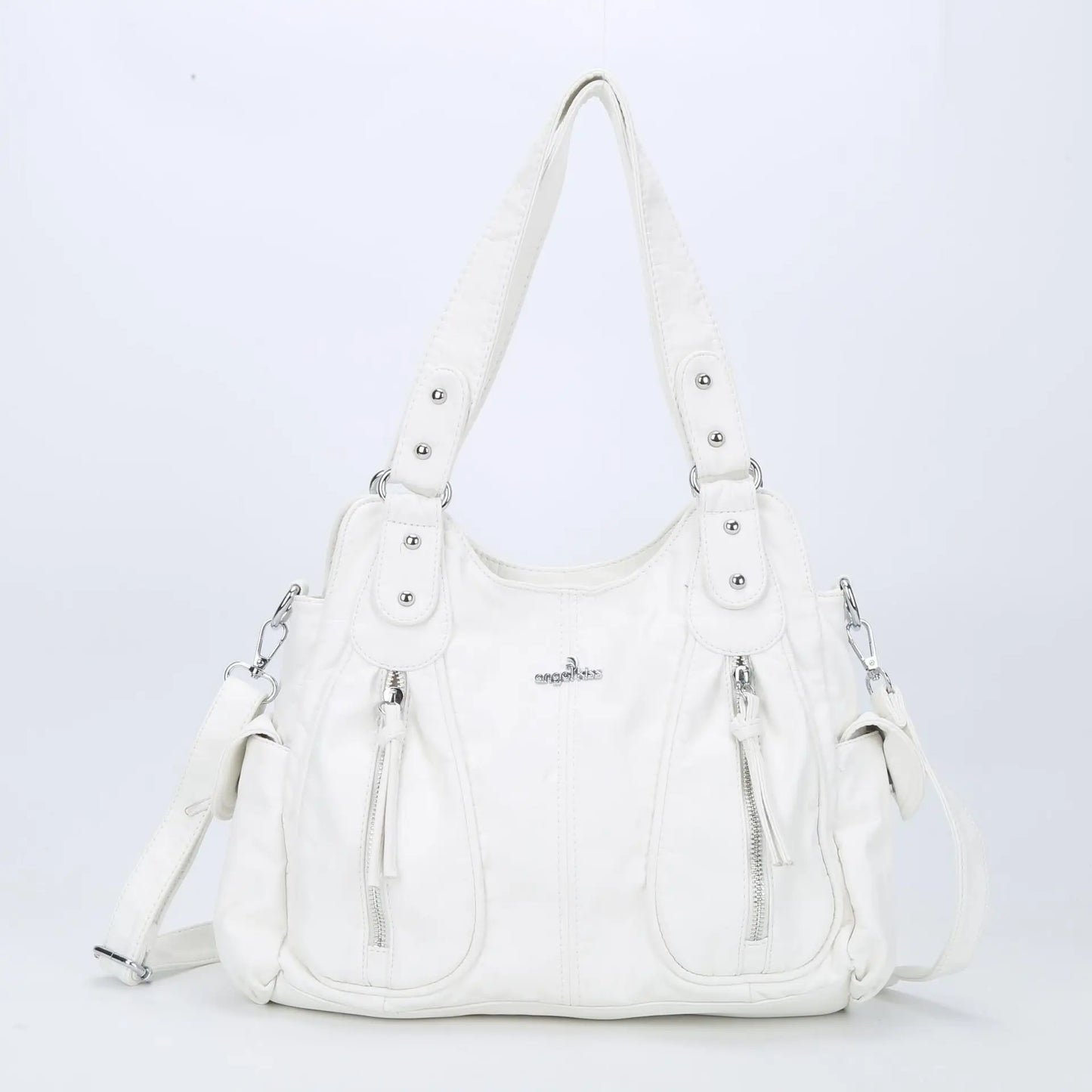 Damen-Schultertasche Aus Kunstleder Mit Leopardenmuster Und Große Kapazität Für Alltag