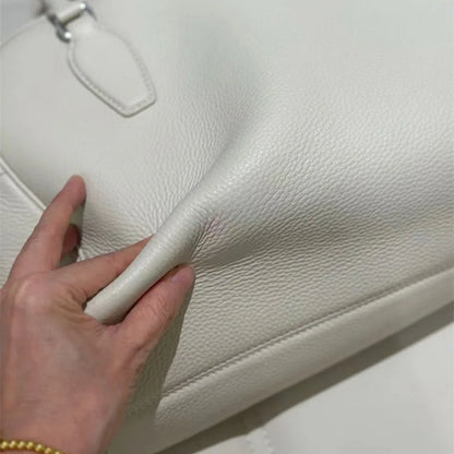 Kalbsleder Top-Handle Handtasche | Minimalistisch