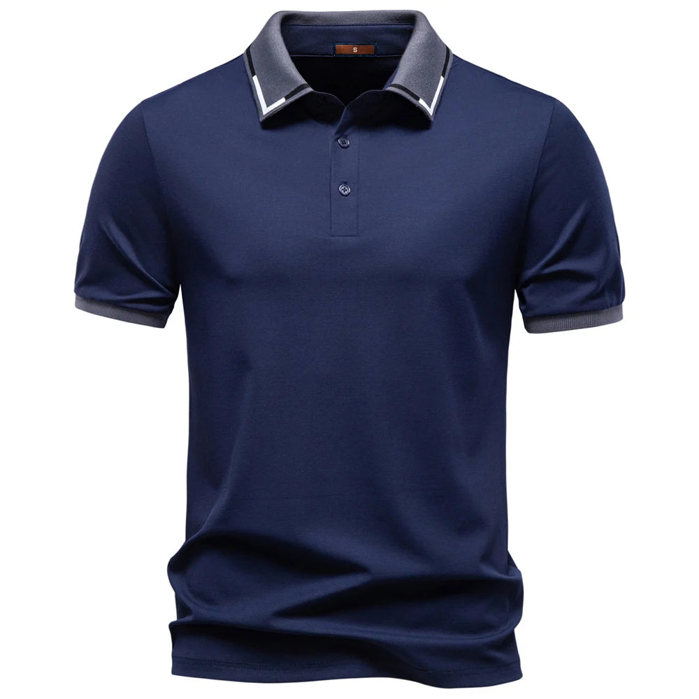 Premium Herren Poloshirt Atmungsaktiv Perfekter Schnitt