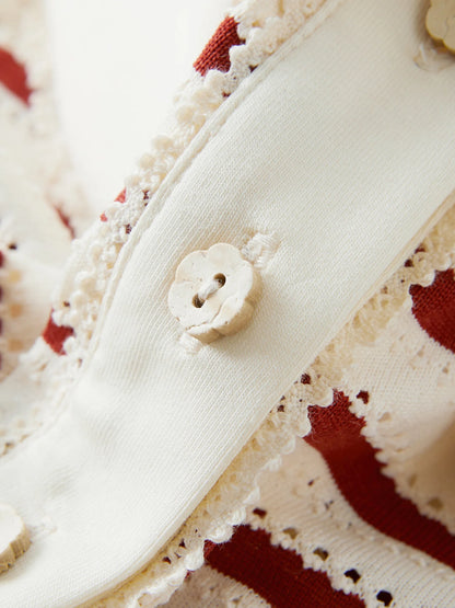 Poloshirt mit Knopfleiste und Farbblock-Design