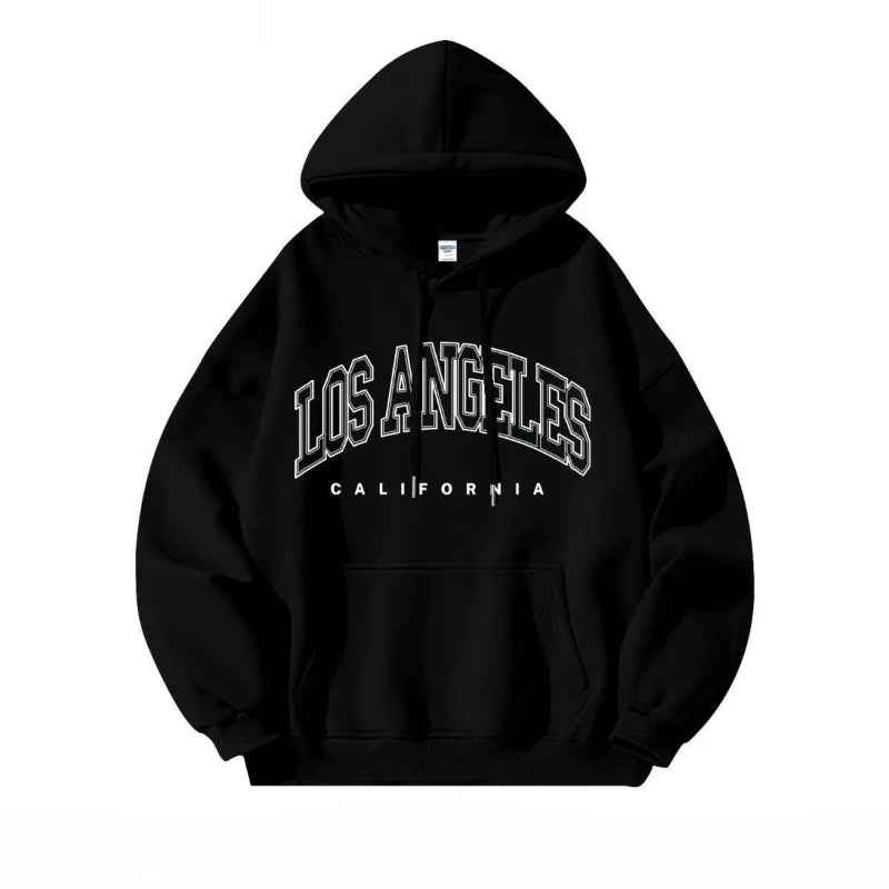 Lässiger Herren-Hoodie im japanischen Stil mit Kapuze und Taschen – ideal für Frühling und Herbst