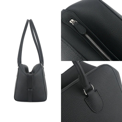 Top-Handle-Tasche aus Oberleder | Große Kapazität, Arbeitsbegleiter