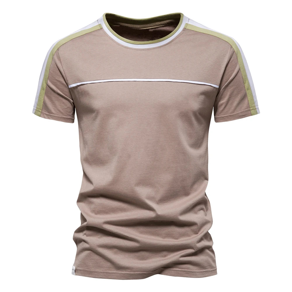 Herren T-Shirt aus Baumwolle mit Print im lässigen Streetwear-Stil