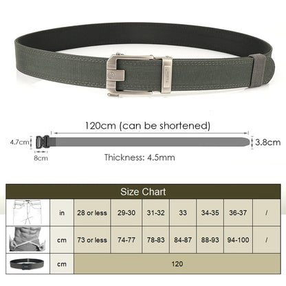 Herren-Taktischer Gürtel Aus 1100D Nylon Mit Robuster Metallschnalle Für Outdoor, Militär Und Arbeit