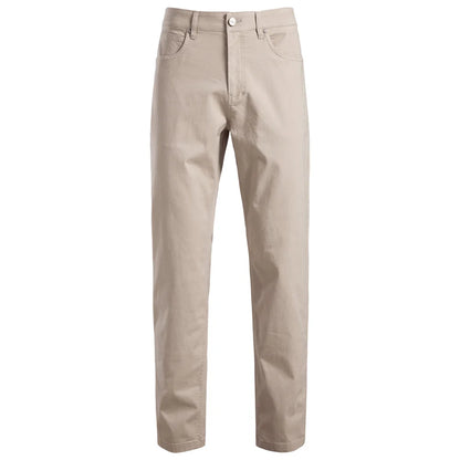 Premium Herrenhose Aus Weicher Baumwolle Mit Reißverschluss Schlank Bequem