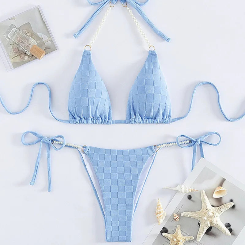 Sexy Bikini-Set für Damen mit Push-up-Effekt – Perfekt für Strand und Pool