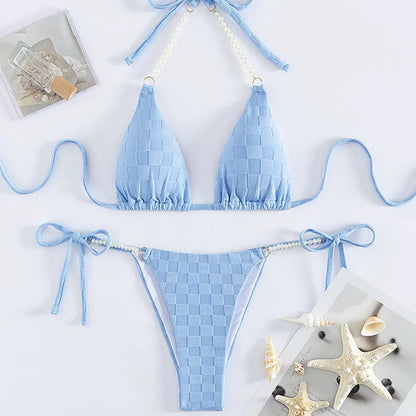 Sexy Bikini-Set für Damen mit Push-up-Effekt – Perfekt für Strand und Pool