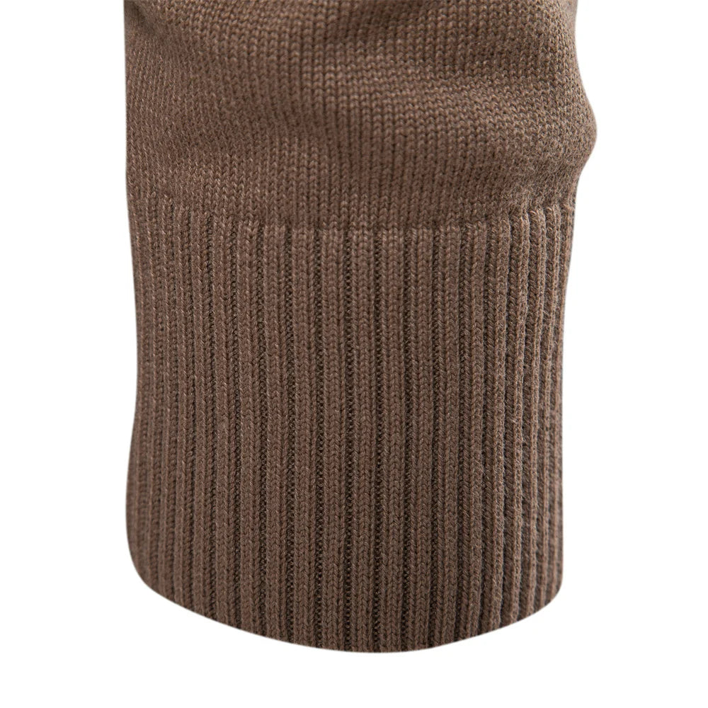 Männlicher Rollkragenpullover aus hochwertiger Baumwolle für den Winter