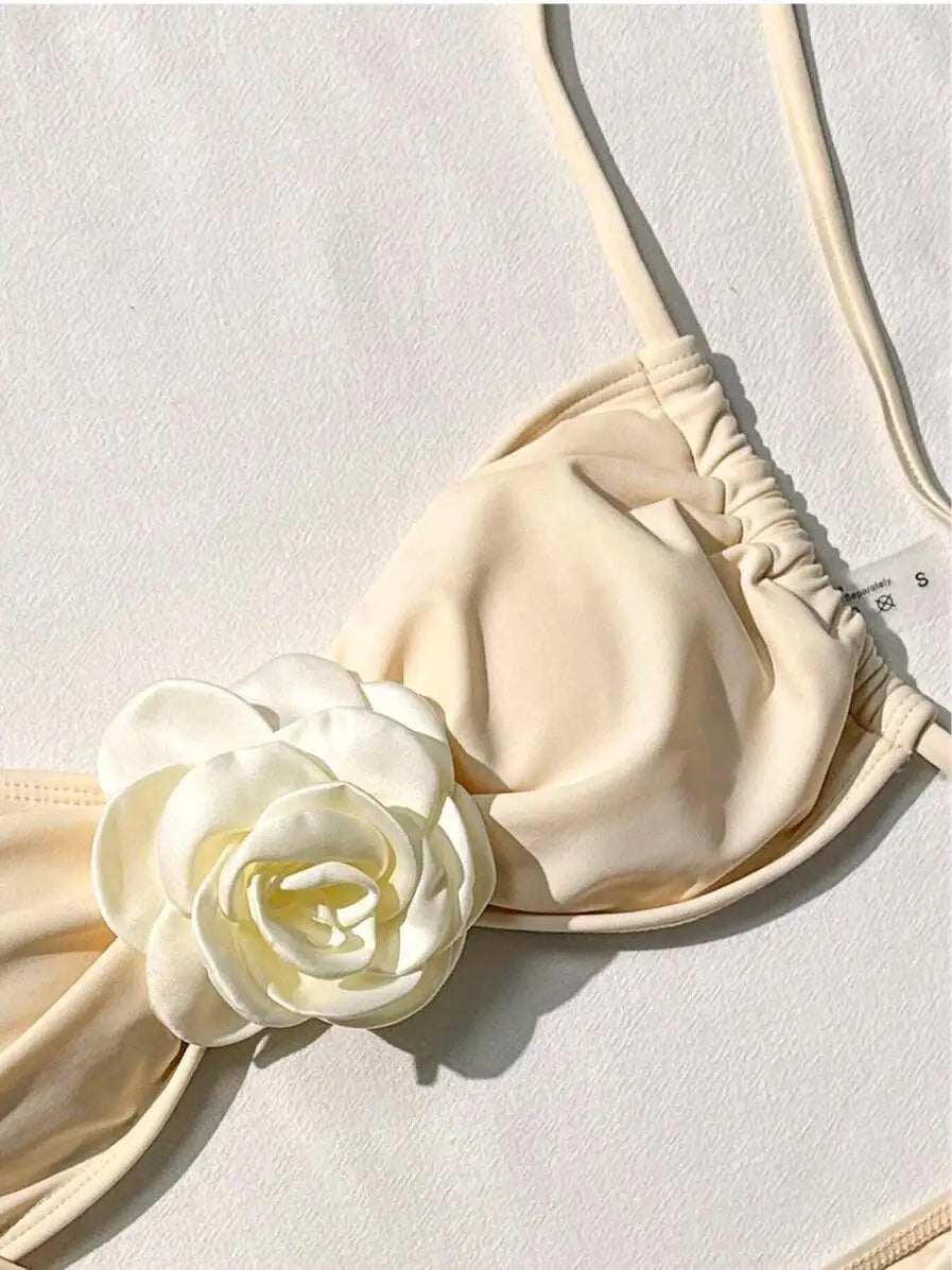 Dreiteiliges Damen-Bikini-Set im brasilianischen Stil – ideal für Strand und Pool