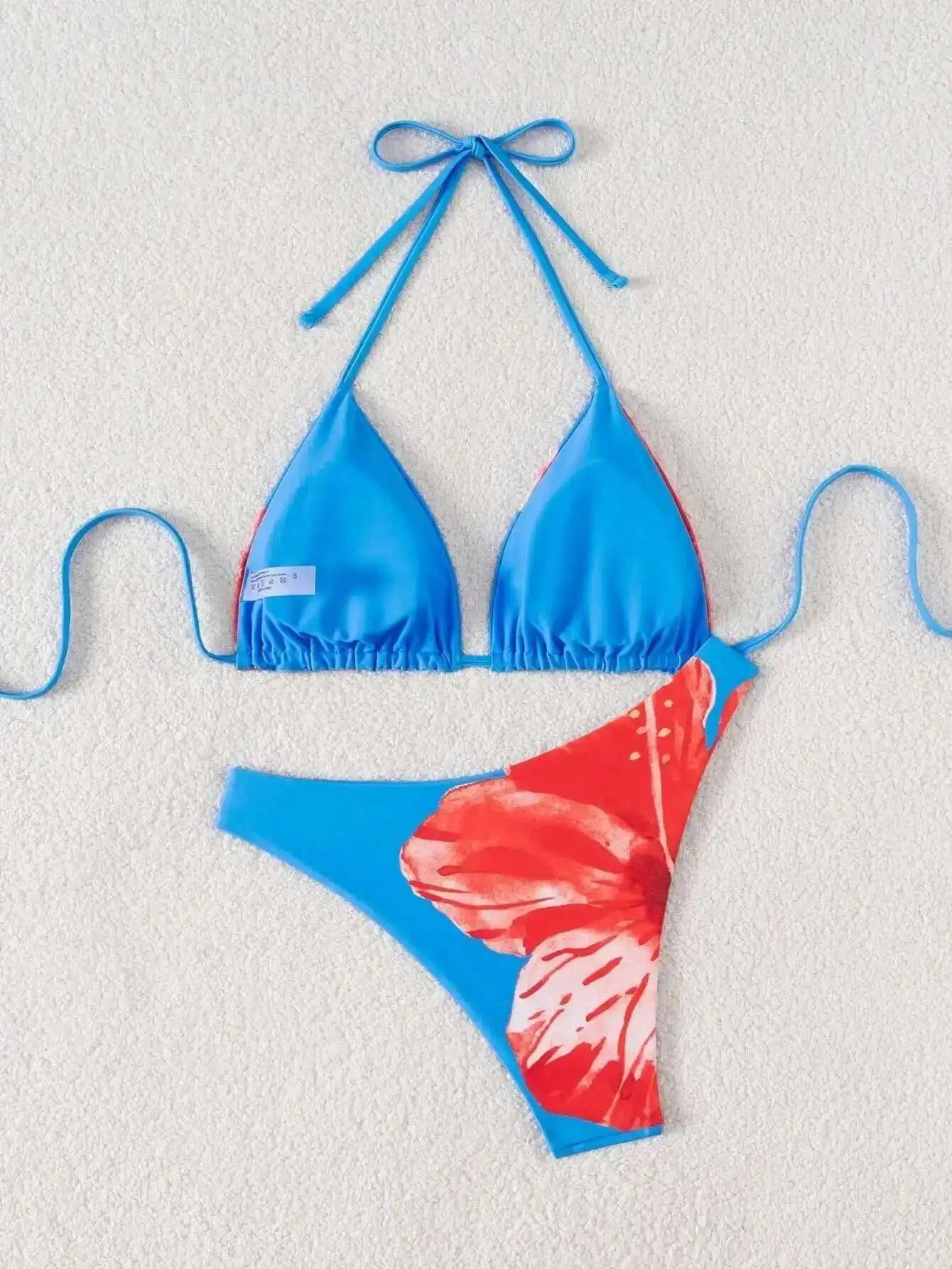 Glamouröses Damen-Bikini-Set mit Push-up-Effekt und glänzendem Design – perfekt für den Strand oder Pool