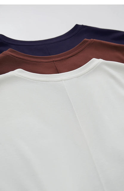 Damen Kurzarm-T-Shirts mit V-Ausschnitt und Sonnenschutz für kühles Gefühl
