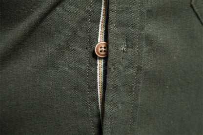 Herren Langarm Shirt aus 100 Prozent Baumwolle mit Einzel Tasche