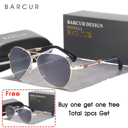 Sonnenbrille Pilot Memory-Rahmen Farbverlauf Spiegel polarisiert Unisex