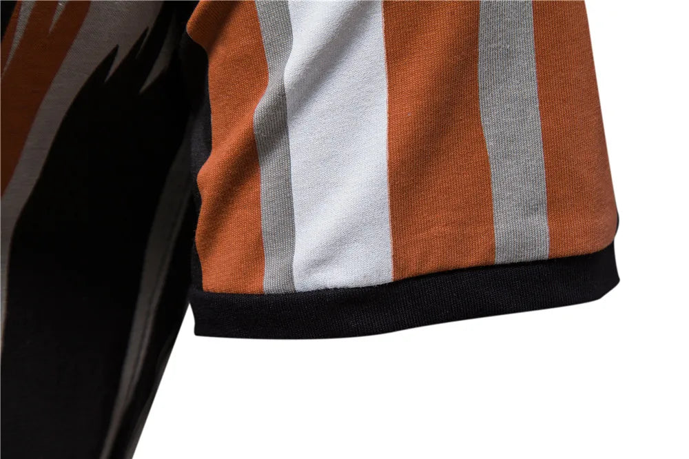 Herren T-Shirt aus Baumwolle mit Print im lässigen Streetwear-Stil