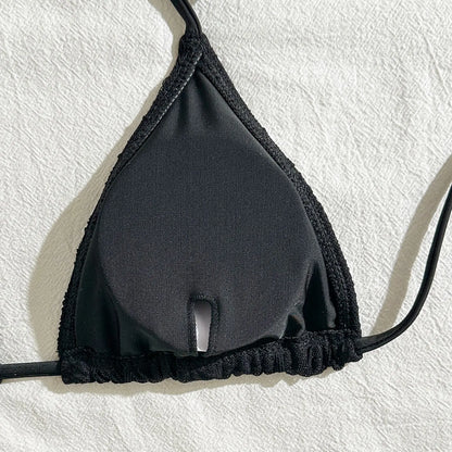 Sexy Bikini-Set mit Push-up und Bordüren – Perfekt für Strand und Pool