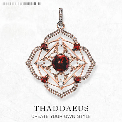 Damen-Charm-Anhaenger Wurzel-Chakra aus Sterlingsilber