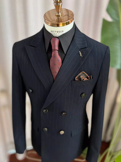 Eleganter Herrenanzug in Weiß – Slim Fit mit Blazer, Weste und Hose für Hochzeit oder Party