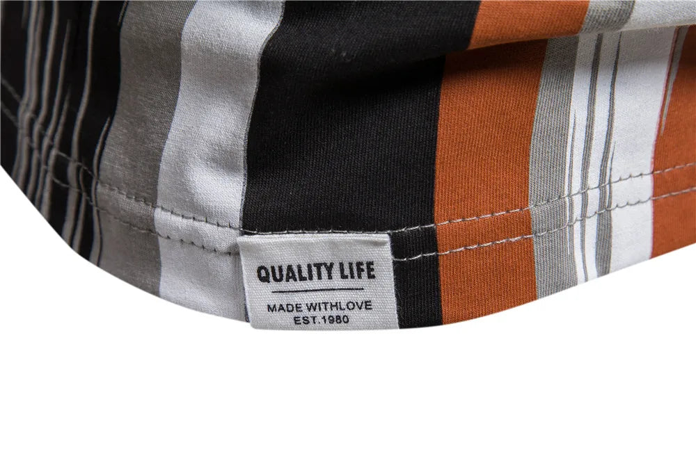 Herren T-Shirt aus Baumwolle mit Print im lässigen Streetwear-Stil