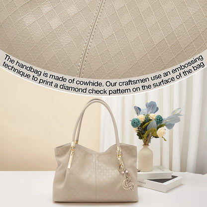 Damen Schultertasche aus Genuine Leather im eleganten Stil