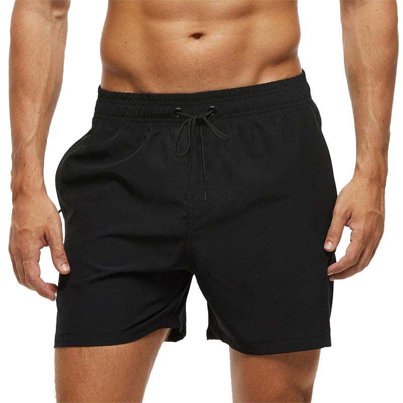Kurze Herren-Badehose mit atmungsaktivem, verstellbarem Bund – ideal für den Strand