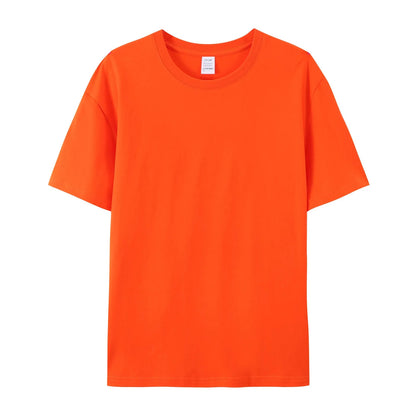 Herren Baumwolle T Shirt Leichter Oversize Schnitt Casual Sommer
