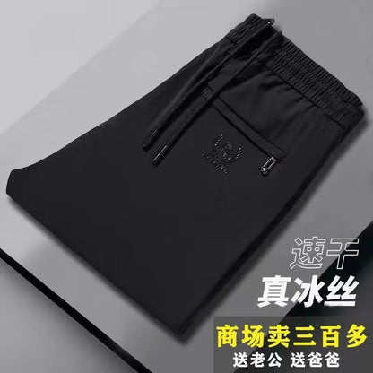 Herren-Sporthose mit Handtuchhalterung – ideal für Fitness, Laufen und Training